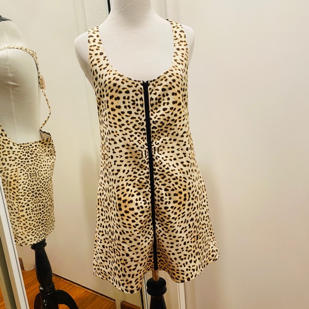 NWT Victoria Secret beach coverup leopard print